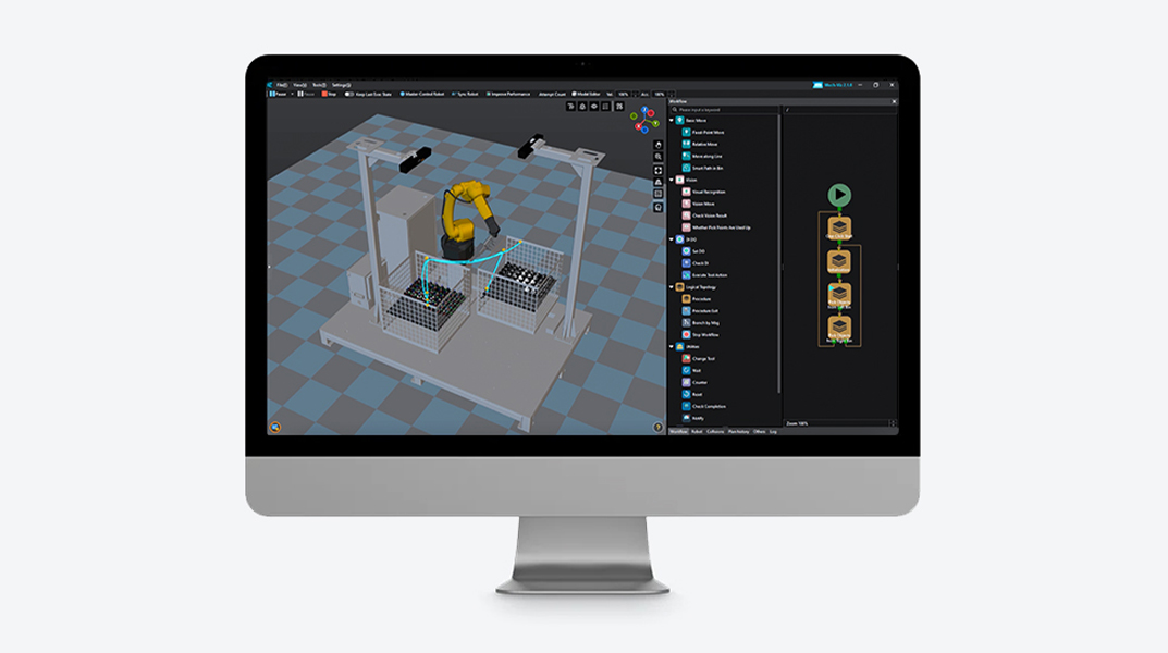 Mech-Viz Programmierumgebung für Roboter